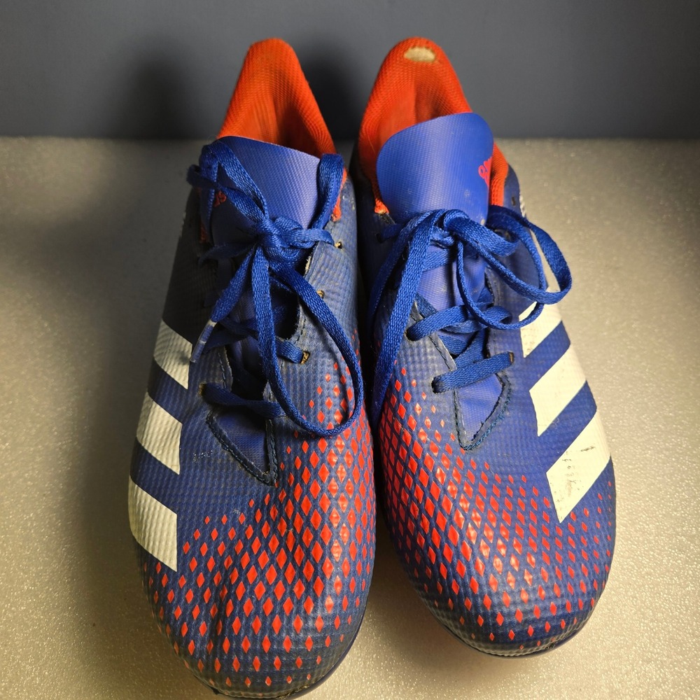 Adidas Predator 20.4 FxG Soccer Cleats Royal Blue Red White FV3164 Mens 9.5